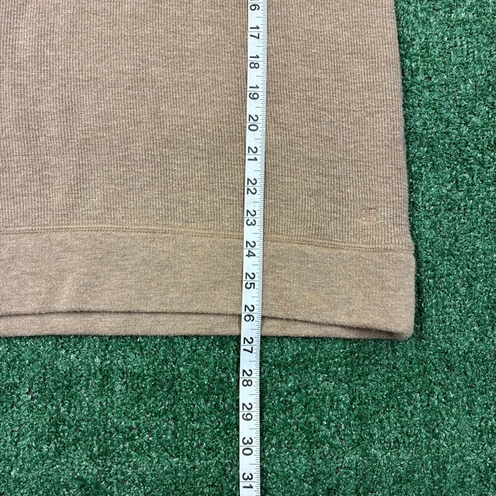 Vintage 2000's Banana Republic Tan Quarter Zip Sweater